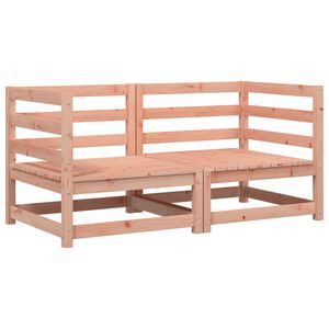 vidaXL Garden Sofas Corner 2 pcs 70x70x67 cm Solid Wood Douglas