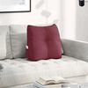 vidaXL Back Pillow Wine Red 45 x 24 x 50 cm Fabric
