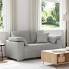 vidaXL Sofa Cloud Grey 160 x 77 x 82 cm Fabric