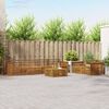 vidaXL Outdoor Sofa Set 7 pcs Natural Solid Acacia Wood