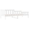 vidaXL Day Bed without Mattress White 80x200 cm Solid Wood Pine