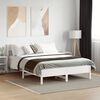 vidaXL Bed Frame without Mattress White 140x190 cm Solid Wood Pine