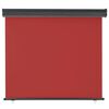 vidaXL Balcony Side Awning 125x250 cm Red