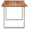 vidaXL Dining Table 154x80x76 cm Solid Acacia Wood