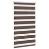 vidaXL Zebra blind 50.9x100 cm Fabric Width 46.7 cm coffee