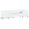 vidaXL LED TV Cabinet High Gloss White Engineered Wood