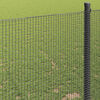 vidaXL Welded Wire Fence Grey 1 x 100 m