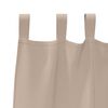 vidaXL Blackout Curtains with Rings 2 pcs Taupe 140 x 140 cm Polyester