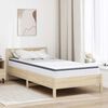 vidaXL Mattress White and Grey 90 x 200 cm Bonell Spring
