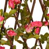 vidaXL Artificial Ivy Trellis Expandable 5 pcs Dark Pink 180x60 cm