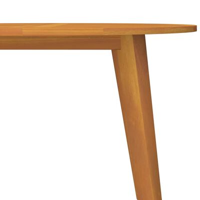 vidaXL Garden Table Ø110x75 cm Solid Wood Acacia