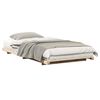 vidaXL Bed Frame Brown 75 x 190 cm Solid Pine Wood