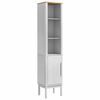 vidaXL Bathroom Tall Cabinet FLORO White 35 x 30 x 160 cm
