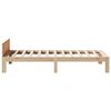 vidaXL Bed Frame without Mattress 90x200 cm Solid Wood Pine