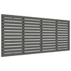 vidaXL Wall Headboard Grey 156x3x91,5 cm Solid Wood Pine