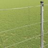 vidaXL Field Fence Silver 25 x 1.6 m Galvanised steel