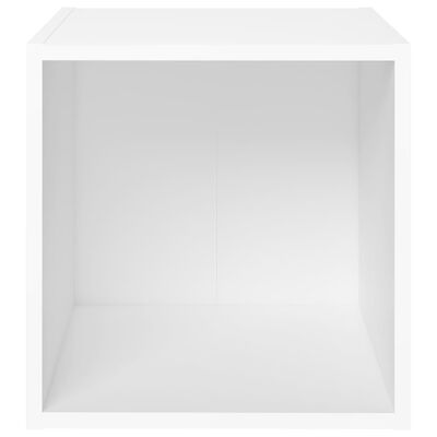 vidaXL TV Cabinets 2 pcs White 37x35x37 cm Chipboard