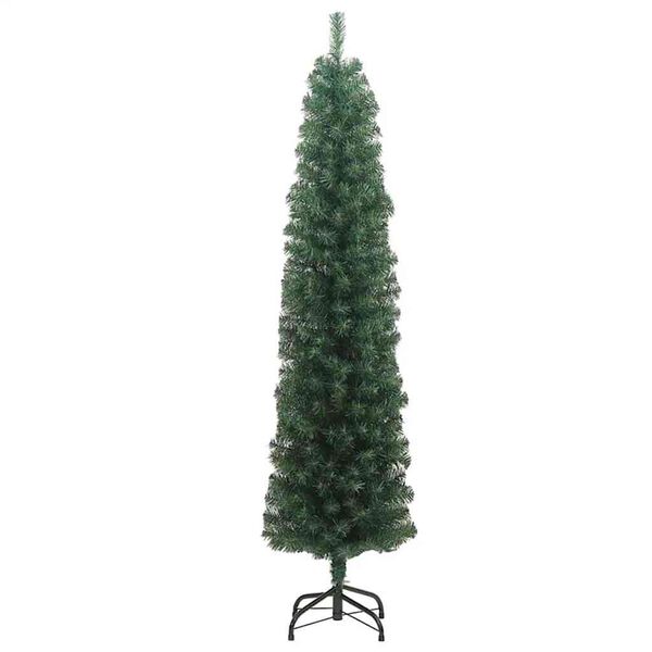 vidaXL Artificial Christmas Tree with 300 LEDs with Stand Green 210 cm