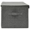 vidaXL Storage Box Fabric 50x30x25 cm Anthracite