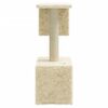 vidaXL Cat Tree with Sisal Scratching Posts Cream 60 cm