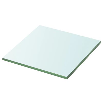 vidaXL Shelves 2 pcs Panel Glass Clear 30x25 cm
