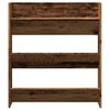 vidaXL Wall Shoe Cabinet Old Wood 80x18x90 cm Engineered Wood