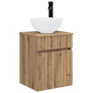 vidaXL Wall-mounted Sink Vanity Artisan Oak 39 x 41 x 64.5 cm