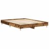 vidaXL Bed Frame No Mattress Old Wood 140x200 cm Engineered Wood