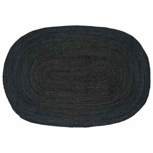 vidaXL Area Rugs Dark Grey 122 x 183 cm Jute