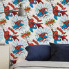 Noordwand Wallpaper Kids @ Home Spiderman Pow White