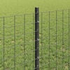 vidaXL Fence Post 22 pcs Grey 120 cm Steel