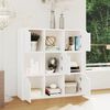 vidaXL Bookshelf White 88.5x27.5x88 cm Engineered Wood