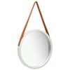 vidaXL Wall Mirror | Silver, Brown