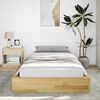 vidaXL Bed Frame without Mattress 80x200 cm Solid Wood Oak