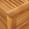 vidaXL Garden Storage Box with Louver 60x50x56 cm Solid Wood Acacia