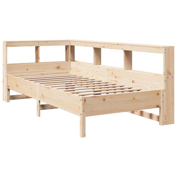 vidaXL Bookcase Bed without Mattress 100x200 cm Solid Wood Pine