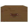 vidaXL Wall-mounted Bedside Cabinets 2 pcs Honey Brown 40x29.5x22 cm