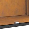 vidaXL Kitchen Storage with Shelf Rusty 90 x 50 x 92 cm Steel