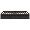 vidaXL Bed Frame without Mattress Black 120x190 cm Small Double Small Double
