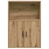 vidaXL Bookcase Artisan Oak 60x24x85 cm Engineered Wood