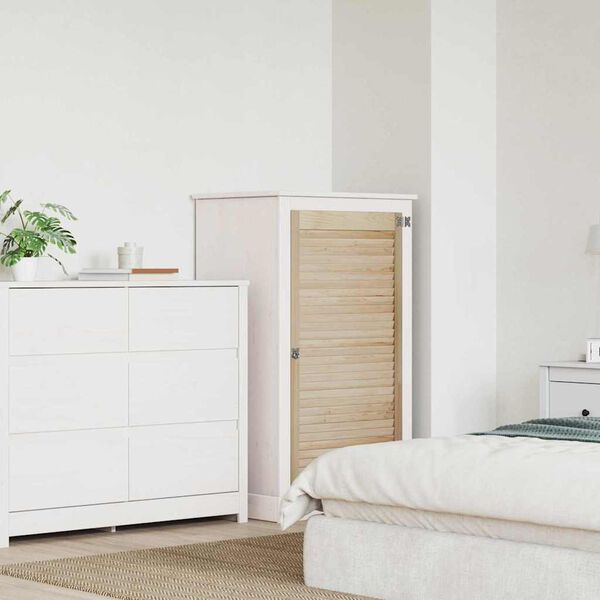 vidaXL Cabinet Door Natural 110 x 59.5 x 2.1 cm Solid pine wood