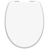SCH&Uuml;TTE Duroplast Toilet Seat with Soft-Close WHITE