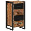 vidaXL Drawer Cabinet Multicolour 40x40x90 cm Solid Wood Reclaimed