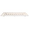 vidaXL Floor Bed Frame White 140 x 210 cm Solid pine wood