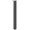vidaXL Bar Table Legs 4 pcs Anthracite 90-92 cm Steel