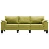 vidaXL Sofa Green Fabric