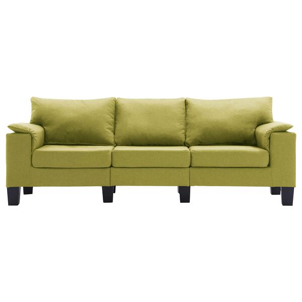 vidaXL Sofa Green Fabric