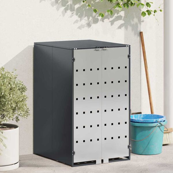 vidaXL Wheelie Bin Storage with Gas Lift-up Lid for 240L Bin