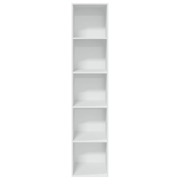vidaXL Bookcase White 40x30x189 cm Engineered Wood