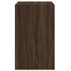 vidaXL Shoe Cabinet Brown Oak 60x42x69 cm Engineered Wood